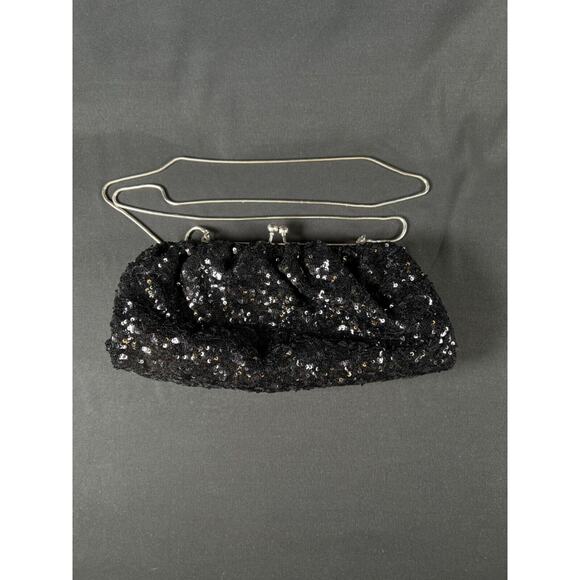 BELLE BADGLEY MISCHKA Women Evening Handbags Beads Clutches Purses Accessories - Picture 1 of 8